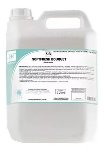 Amaciante Prof Lavanderia Softfresh Bouquet 5l Spartan