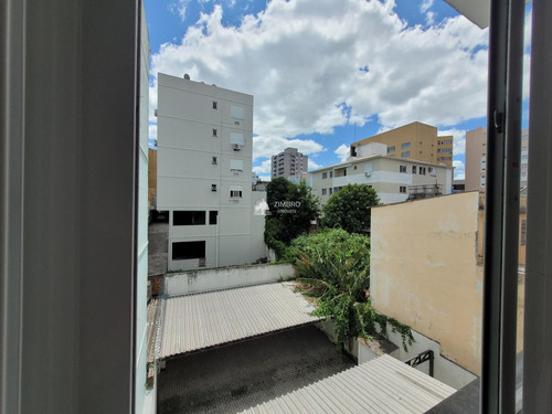 Imagem 3 de 15 de Apartamento 01 Dormitório Para Alugar No Centro De Santa Maria Com Elevador E Garagem No Ed Barcelona - 996519