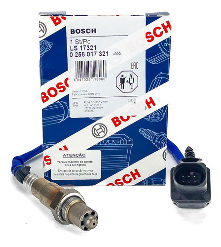 Sonda Lambda Bosch Ford Focus 2.0 16v Flex 2014/2019