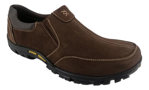Imagen 4 de 4 de Zapatos De Hombre Cuero A212 Marron