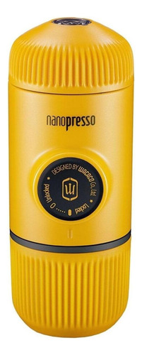 Cafeteira portátil Wacaco Nanopresso manual amarela expresso