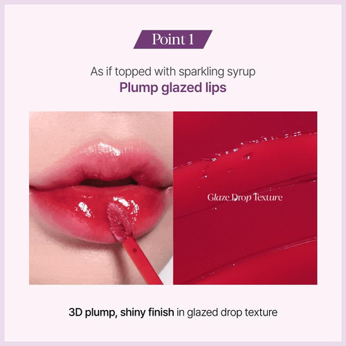 Tinte De Labios Glaze Espoir Couture Hushed Cherry #4, 5,5 M