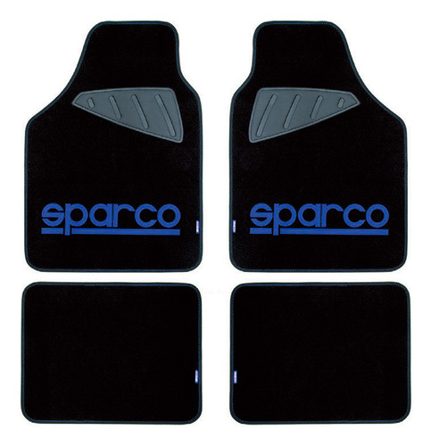 Imagen 1 de 9 de Cubre Alfombra Auto Sparco Universal 4 Piezas De Polyester