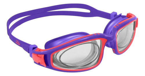 Lentes Acuáticos Googles Para Natación Voit Piranha Color Morado