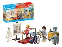 Comprar Playmobil Ortopedia El Set De Ortopedia Incluye Especialista, Paciente, Silla De Ruedas, Prótesis Removible Y Accesorios Médicos. Perfecto Para Recrear Tratamientos Y Rehabilitación.