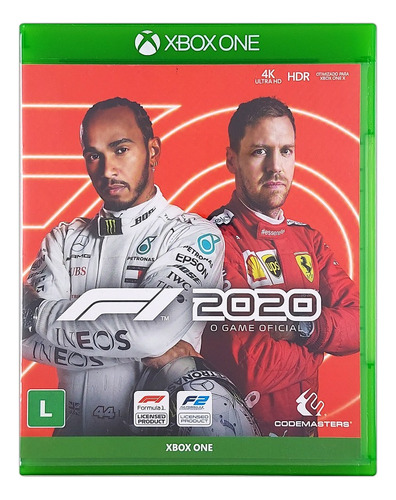 F1 Formula 1 2020 Original Xbox One Mídia Física