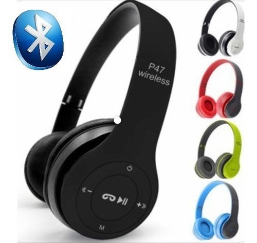 Audifonos Inalambrico Bluetooth Wireless Mp3 Pc Audio Sonido