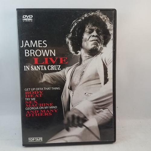 James Brown Live In Santa Cruz - Dvd