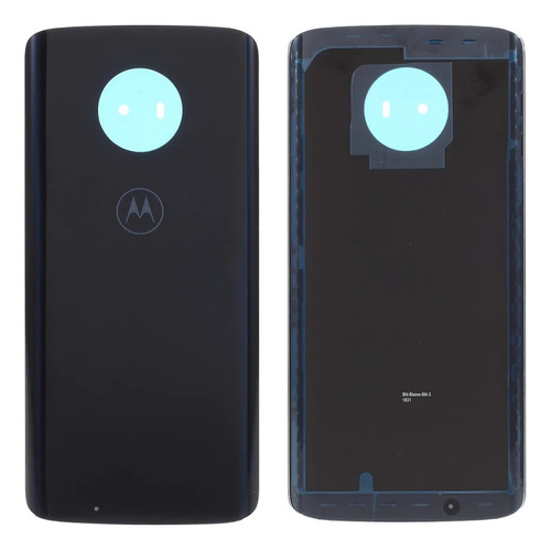 Tapa Trasera Compatible Motorola  G6 Plus Azul Indigo Xt1926