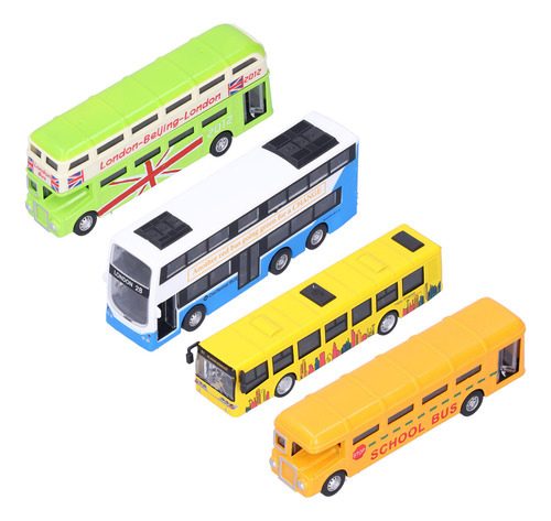 Juego De Juguetes Plegables Para Coche, 4 Piezas, Aleación,