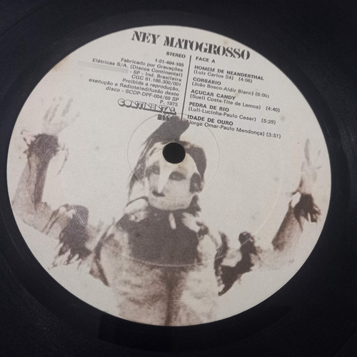 Ney Matogrosso - Água Do Céu - Passaro - Lp (Usado)