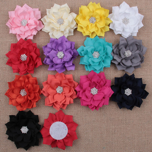 Grampos De Cabelo Em Forma De Flor De Lótus, Broches 12 Ce