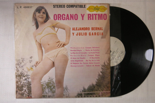 Vinyl Vinilo Lp Acetato Alejandro Bernal Organo Y Ritmo Trop