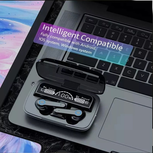 Audífono Inalámbrico Bluetooh M19 Gamers Manos Libres Black