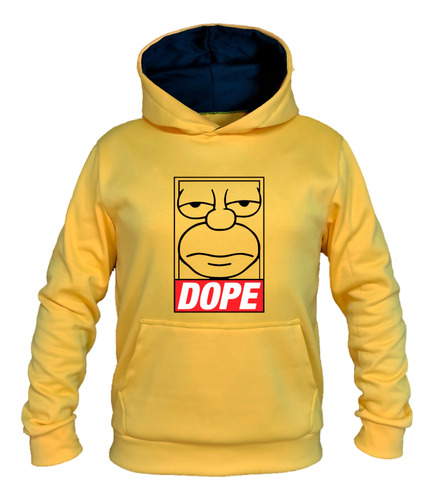 Buzo Hoodie Grafiti Homero Dope