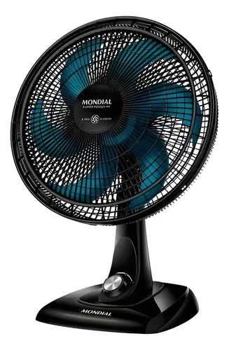 Ventilador de Mesa Mondial VSP-40-AP Super Power Preto 40" c/ 6 P...
