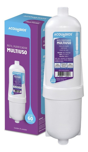 Refil Filtro Purificador Multiuso Para Bebedouro Industrial