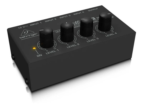 Imagen 2 de 10 de Micro Mixer Behringer Mx400 Mezclador De 4 Canales Cuotas
