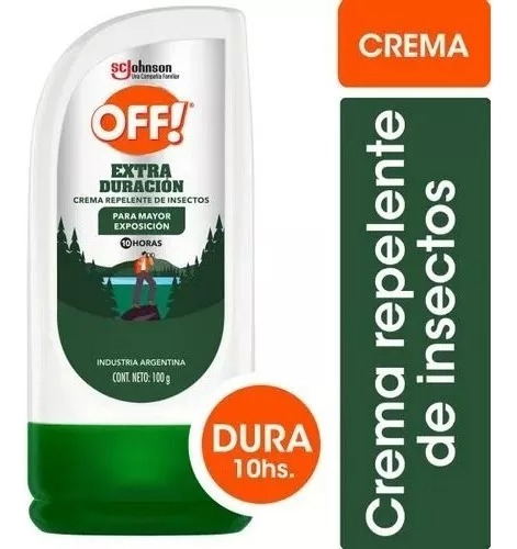 Off Crema Extra Duración Verde Repelente 100g X 3 Unidades