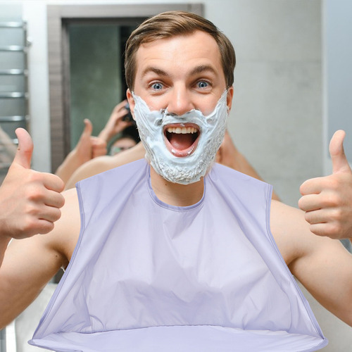 Babero Para Afeitarse La Barba, 1 Unidad, Uso En El Salón De