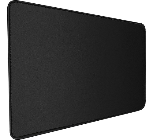 Mouse Pad Largo De Escritorio Para Juegos | Negro Liso