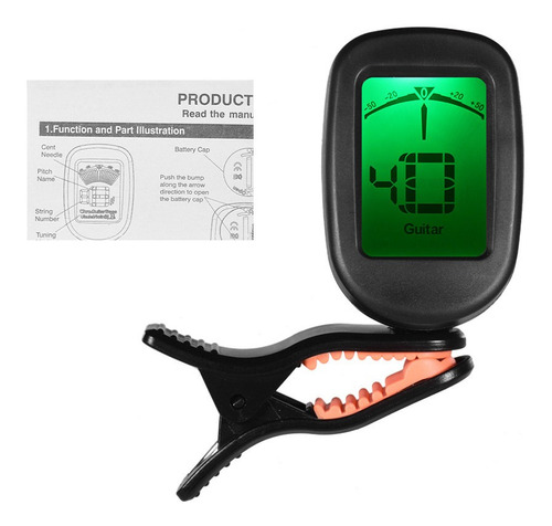 Afinador Digital Clip-on Design Display Lcd Sintonizadores