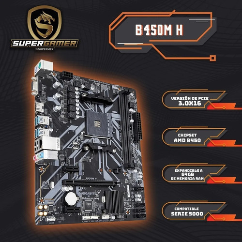 Imagen 4 de 10 de Pc Gamer Grizzly Ryzen 5 5600g Me8gb Ssd 240gb Sg-rz017