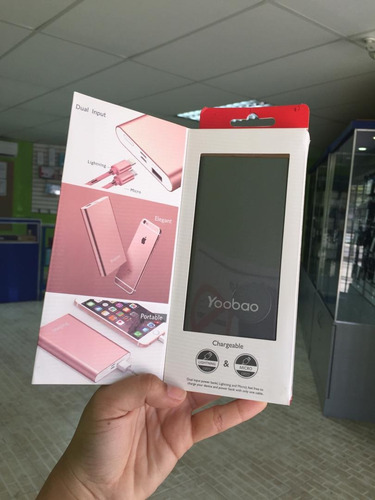 Power Bank Yoobao 10000 Mah Cargado Rapido Blanco Garantia