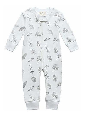 Owlivia Organic Cotton Baby Boy Girl Zip Up Sleep N Play, Fo