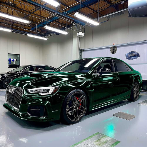 Vinil Automotriz Full Wrap Lucky Charm Metallic 1,52x18 M Color Lucky Charm Green
