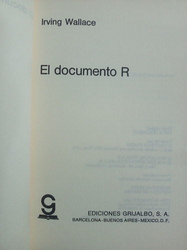 El Documento R