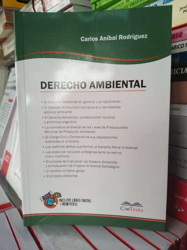 Derecho Ambiental / Carlos Aníbal Rodríguez