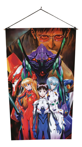 Banner Anime Evangelion 70x40 Cm