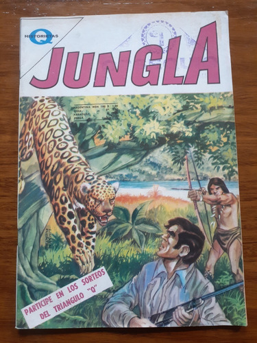 Cómic Jungla Año 3 Número 133 ( Hombres En La Jungla ) Editora Nacional Quimantú 1971 