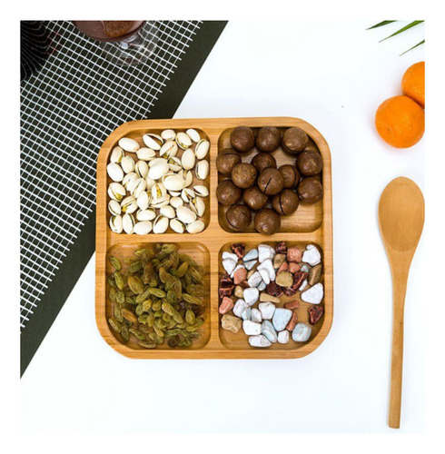 X3 Tabla Para Servir Aperitivos Y Picoteo Bambú Picnic