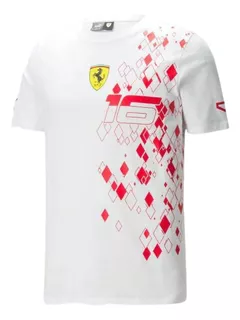 Playera Ferrari Charles Leclerc Gp Mónaco 2023 Oficial F1