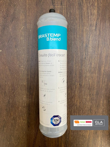 Imagem 1 de 5 de Cilindro Carbonatação Bblend Brastemp W10798373 / W11387305
