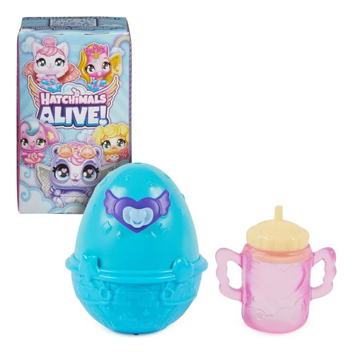 Hatchimals Alive Huevo + Figura Sorpresa + Accesorio Spin