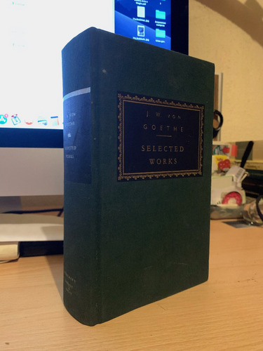 Goethe : Selected Works - Everyman's Library (Usado)