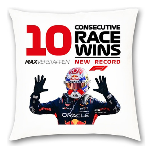 Cojín Max Verstappen 10 Victorias Consecutivas