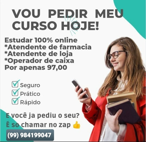 Imagem 1 de 2 de Curso Atendente De Farmácia E Drogaria