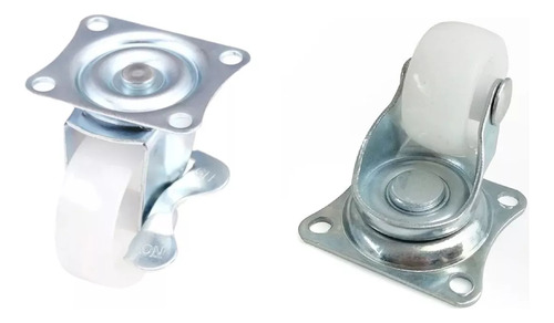 4 Ruedas Gira 360° Pata Soporte Frenos Mueble Mostrador Mesa