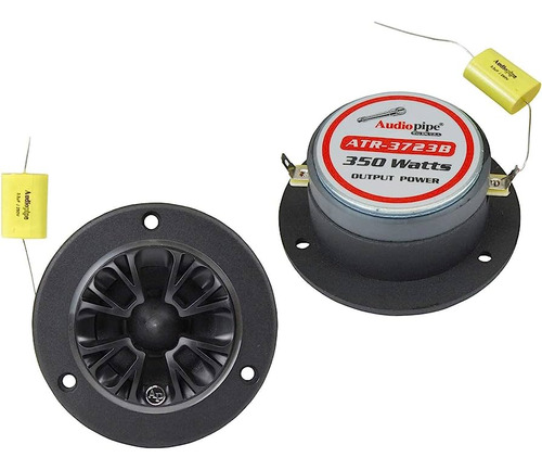 Tweeter Agudos Audiopipe De Aluminio 3 3/4 Pulgadas 350w Par