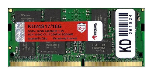 Memoria Nb Ddr4 16gb 2400mhz Kd24s17 16g Keepdata