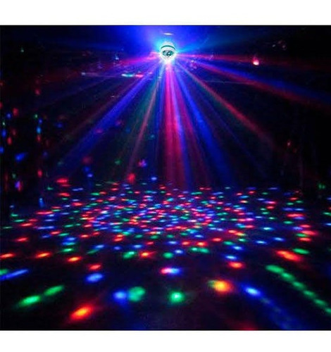 Imagem 6 de 7 de Lâmpada Led Globo Colorida Rotativa Giratória Festa Boate Nf