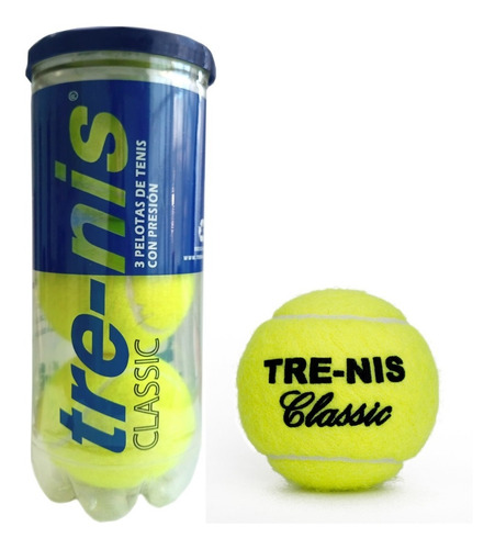 Pelotas De Tenis Con Presión 18 Piezas Marca Tre-nis