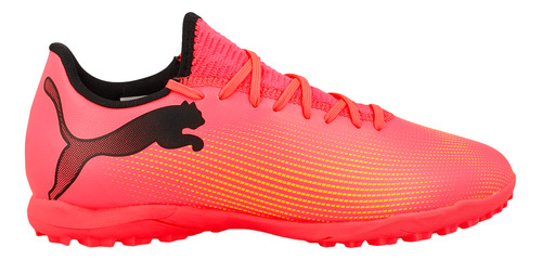 Tenis Puma Futbol Future 7 Play Tf Hombre Naranja