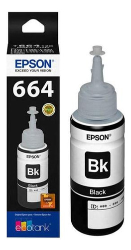  Tinta Epson 664 Negra Original