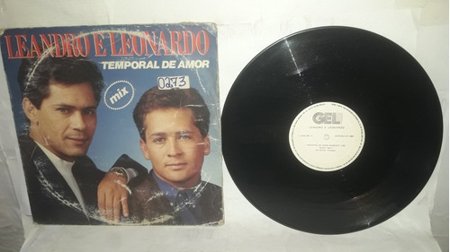 Lp Single Leandro E Leonardo Temporal De Amor 1992 Ler Mais 