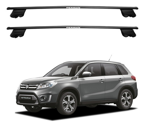 Barras De Techo Eqmax Beta Suzuki Vitara 2017-2022 Negro